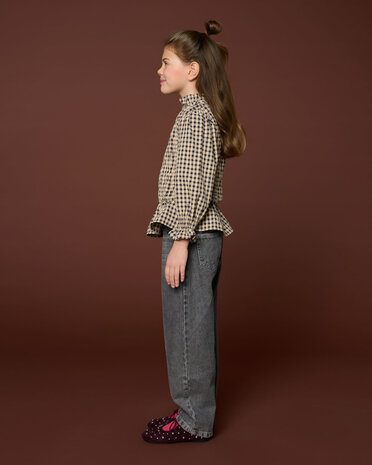 Petit Blush Jeans Ballon Fit Washed Grey Petit Blush Jeans Ballon Fit Washed Grey