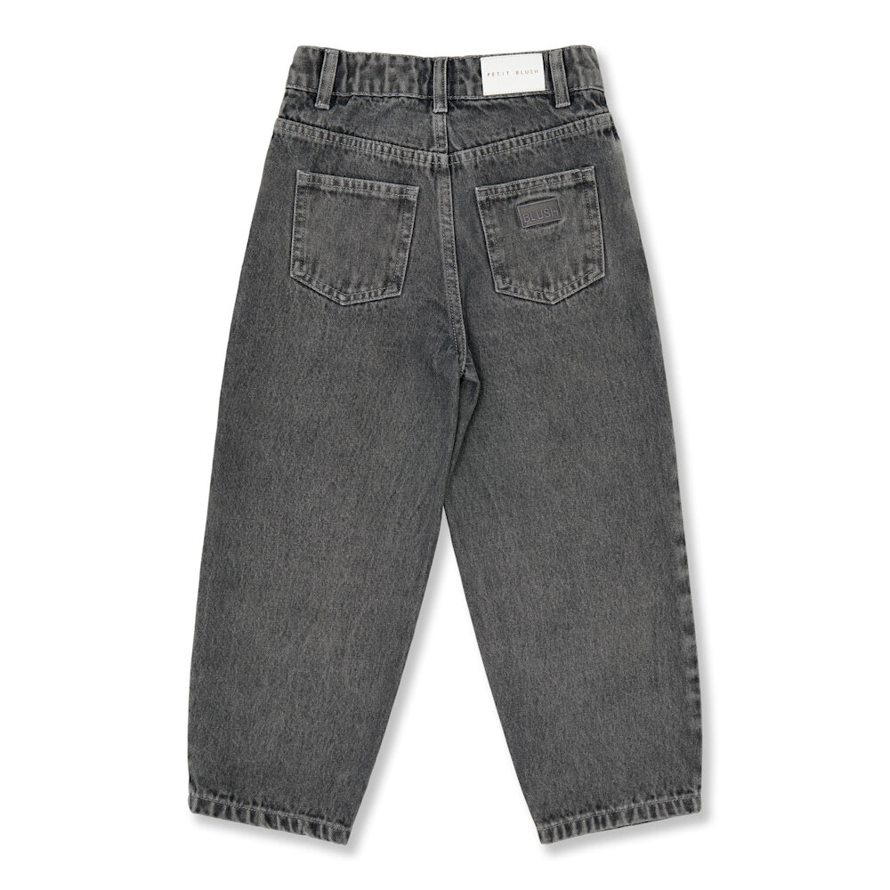 Petit Blush Jeans Ballon Fit Washed Grey Petit Blush Jeans Ballon Fit Washed Grey