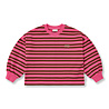 Petit Blush Easy Sweater Stripe Pink Brown Petit Blush Easy Sweater Stripe Pink Brown