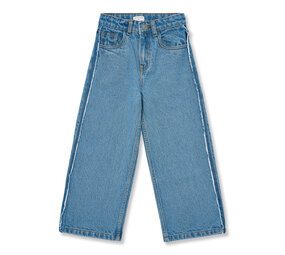 Petit Blush Jeans Wide Leg Mid Blue