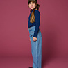 Petit Blush Jeans Wide Leg Mid Blue Petit Blush Jeans Wide Leg Mid Blue
