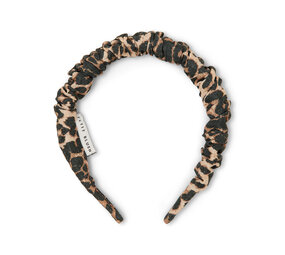 Petit Blush Haarband Smocked Leopard
