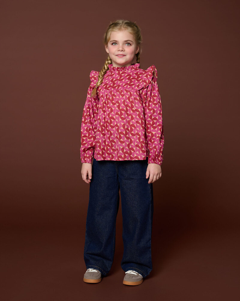 Petit Blush Blouse Nina Grafic Multi Color Petit Blush Blouse Nina Grafic Multi Color