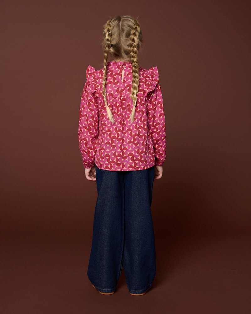 Petit Blush Blouse Nina Grafic Multi Color Petit Blush Blouse Nina Grafic Multi Color