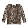 Petit Blush Top Puff Sleeve Leopard