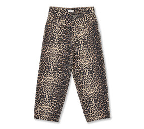 Petit Blush Jeans Ballon Fit Leopard