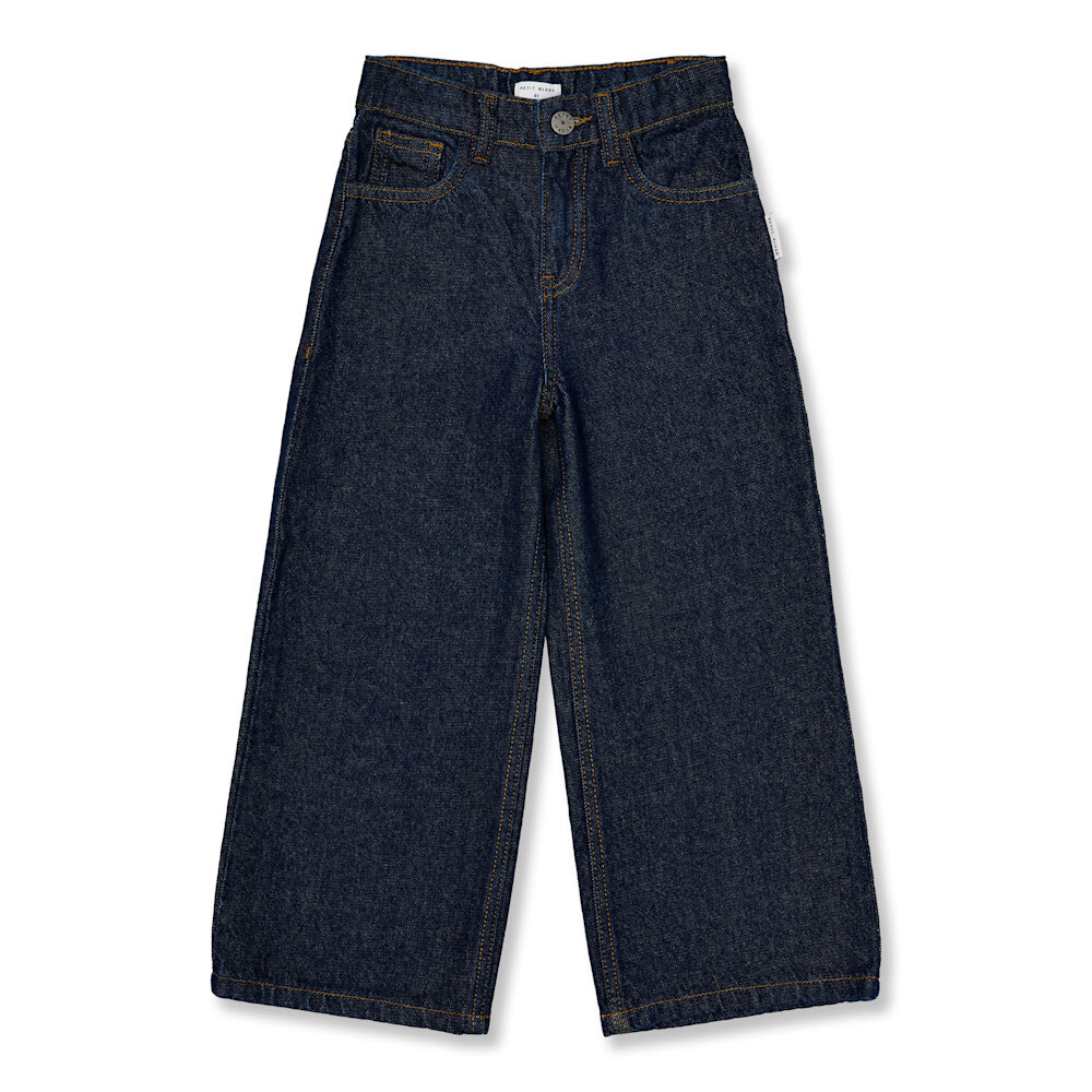Petit Blush Jeans Wide Leg Dark Blue Petit Blush Jeans Wide Leg Dark Blue