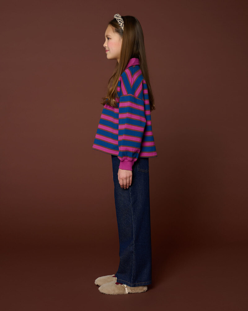 Petit Blush Jeans Wide Leg Dark Blue Petit Blush Jeans Wide Leg Dark Blue