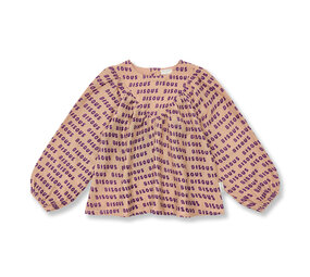 Petit Blush Blouse Kate Bisous Cork Purple