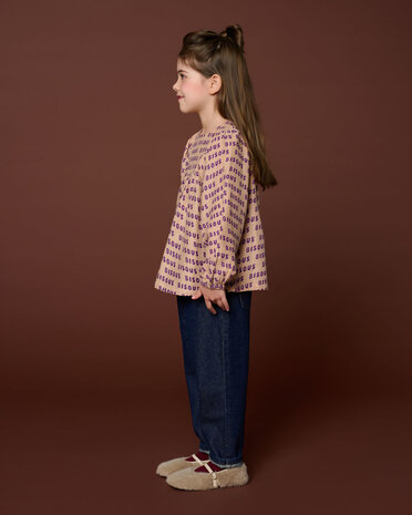 Petit Blush Blouse Kate Bisous Cork Purple Petit Blush Blouse Kate Bisous Cork Purple