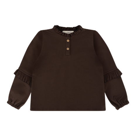 The littlecuties Shirt Malana Chocolate Brown The littlecuties Shirt Malana Chocolate Brown