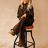 The littlecuties Broek Louann Chocolate Brown