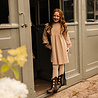 The littlecuties Jurk Delphine Rib Beige The littlecuties Jurk Delphine Rib Beige