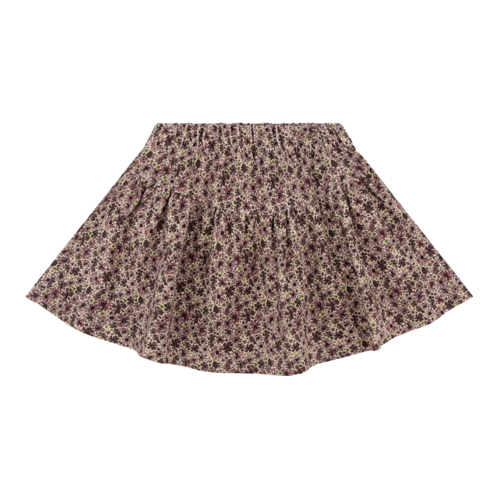 The littlecuties Rok Ruffle Lilli Mauve Flowers The littlecuties Rok Ruffle Lilli Mauve Flowers