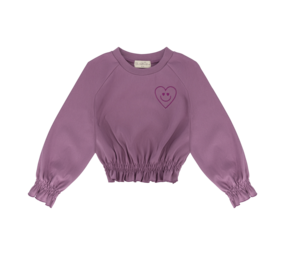 The littlecuties Top Ivory Old Lilac