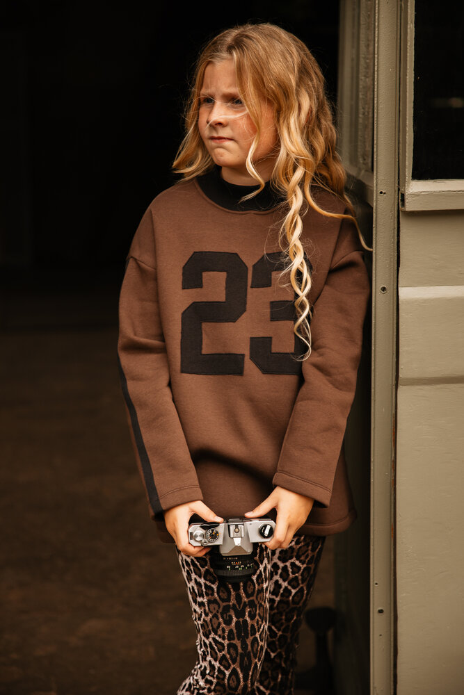 The littlecuties Tuniek Jess Chocolate Brown