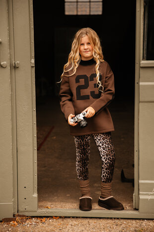 The littlecuties Tuniek Jess Chocolate Brown