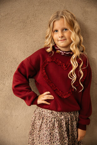 The littlecuties Sweater Dream Bordeaux