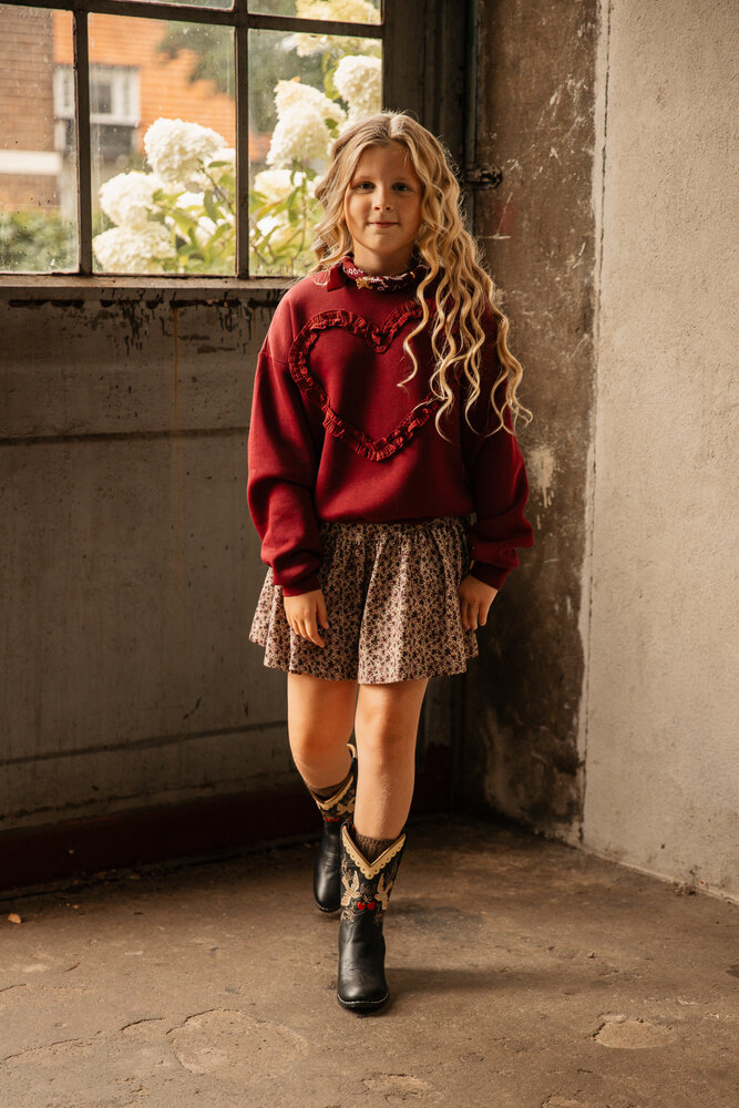 The littlecuties Sweater Dream Bordeaux