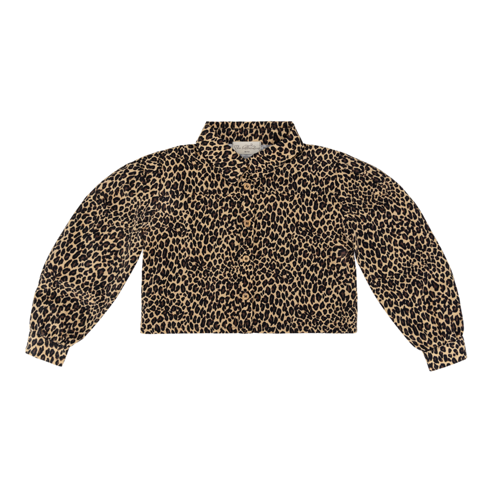 The littlecuties Blouse Quinn Cotton Leopard