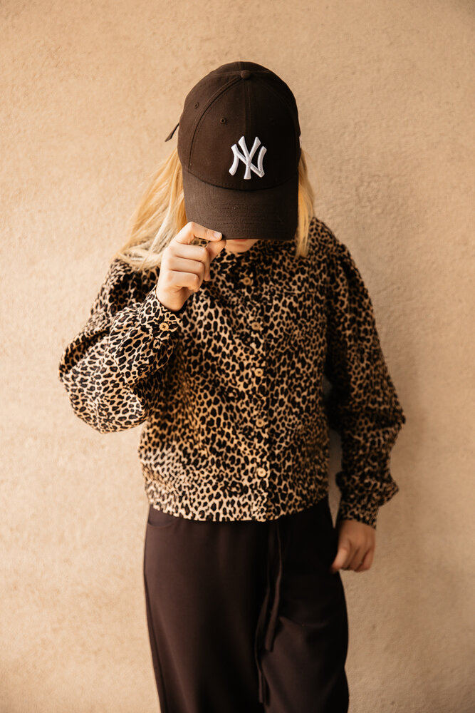 The littlecuties Blouse Quinn Cotton Leopard
