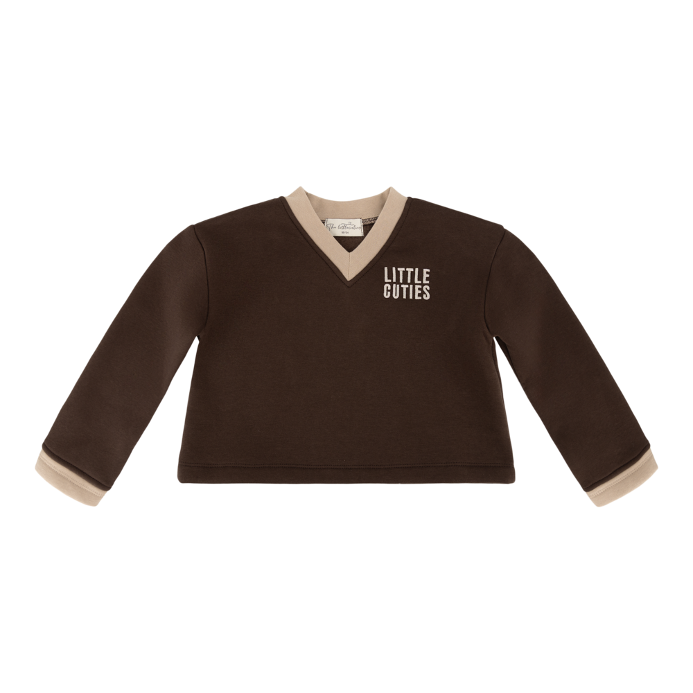 The littlecuties Shirt Mika Chocolate Brown The littlecuties Shirt Mika Chocolate Brown