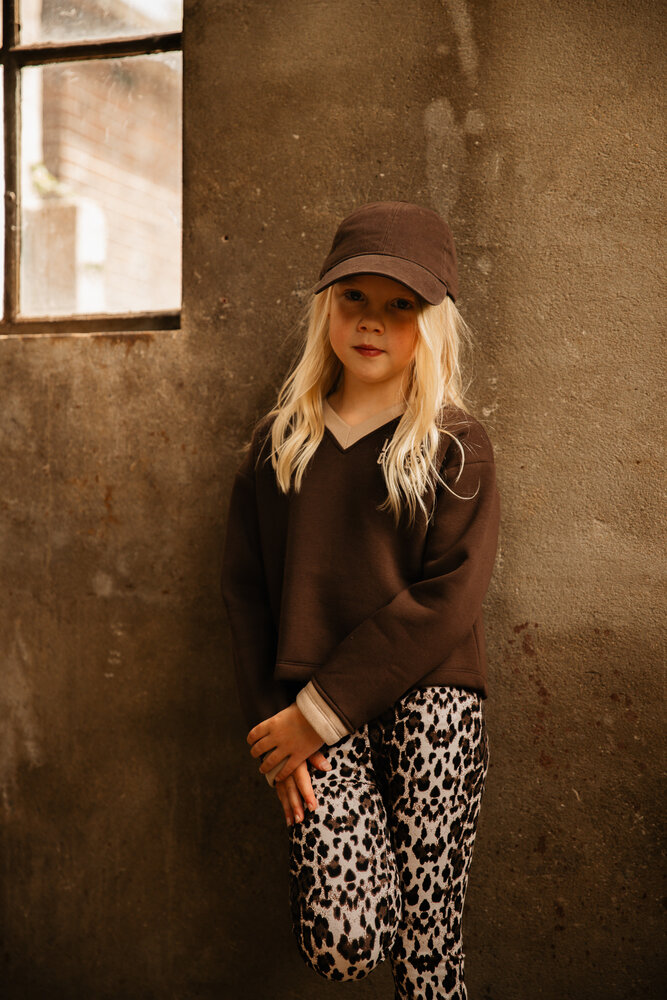 The littlecuties Shirt Mika Chocolate Brown The littlecuties Shirt Mika Chocolate Brown