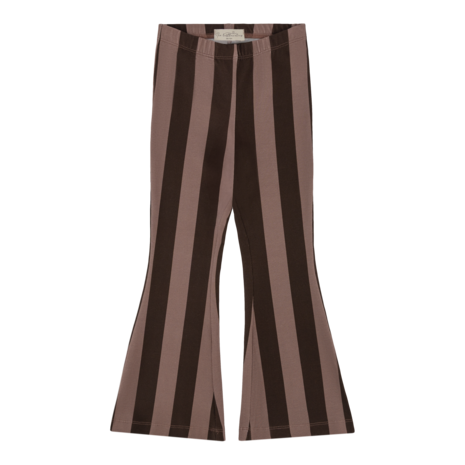 The littlecuties Broek Chocolate Mauve Stripes