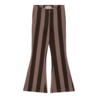 The littlecuties Broek Chocolate Mauve Stripes