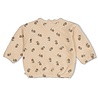 Feetje Babykleding Sweater velours rib met borduursels  Lucky Bloombird Offwhite