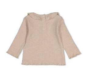 Feetje Babykleding Longsleeve rib Dress to Impress Taupe melange Feetje Babykleding Longsleeve rib Dress to Impress Taupe melange
