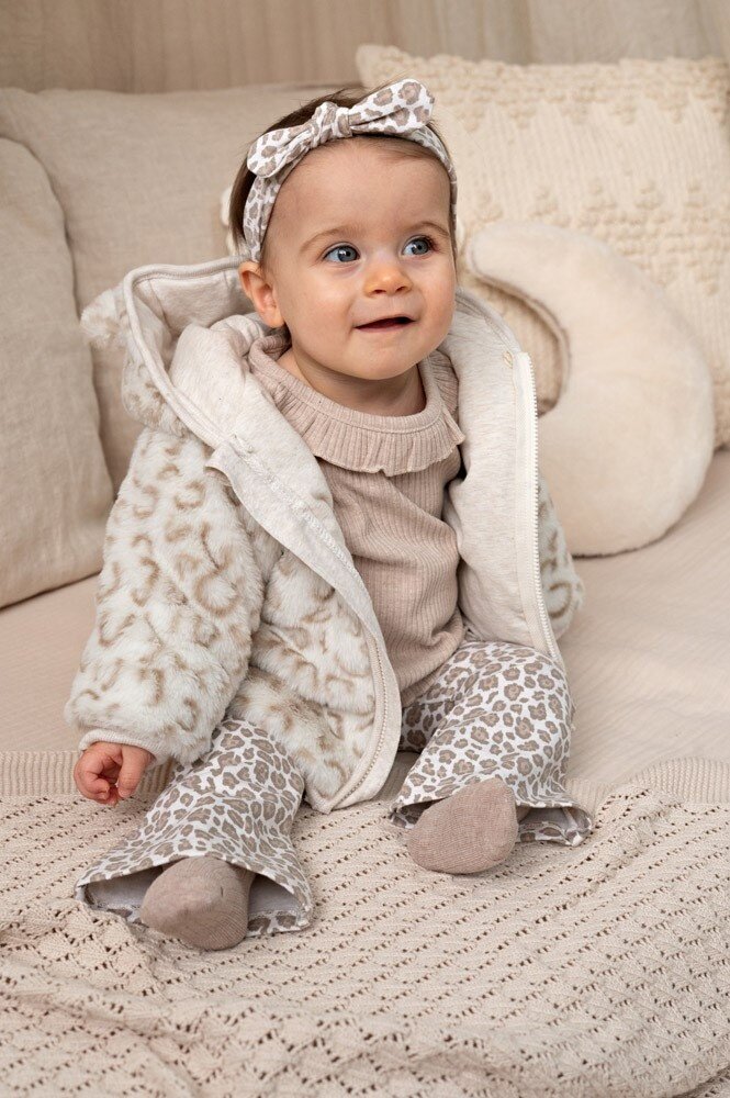 Feetje Babykleding Longsleeve rib Dress to Impress Taupe melange Feetje Babykleding Longsleeve rib Dress to Impress Taupe melange