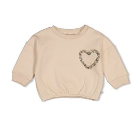 Feetje Babykleding Sweater boxy oversized Lucky Bloombird Offwhite Feetje Babykleding Sweater boxy oversized Lucky Bloombird Offwhite