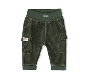 Feetje Babykleding Broek velours rib  Wiggle and Waddle Groen