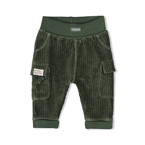 Feetje Babykleding Broek velours rib Wiggle and Waddle Groen Feetje Babykleding Broek velours rib Wiggle and Waddle Groen