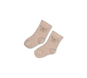 Feetje Babykleding Sokken  Dress to Impress Taupe melange