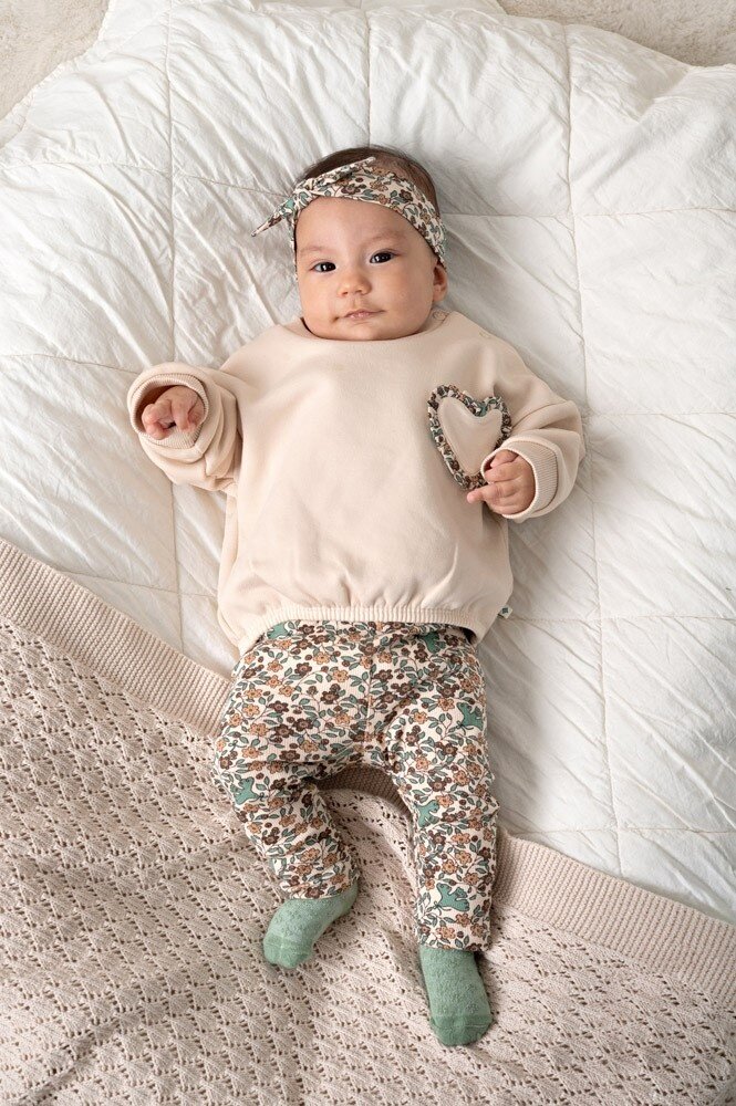 Feetje Babykleding Legging rib Lucky Bloombird Offwhite Feetje Babykleding Legging rib Lucky Bloombird Offwhite