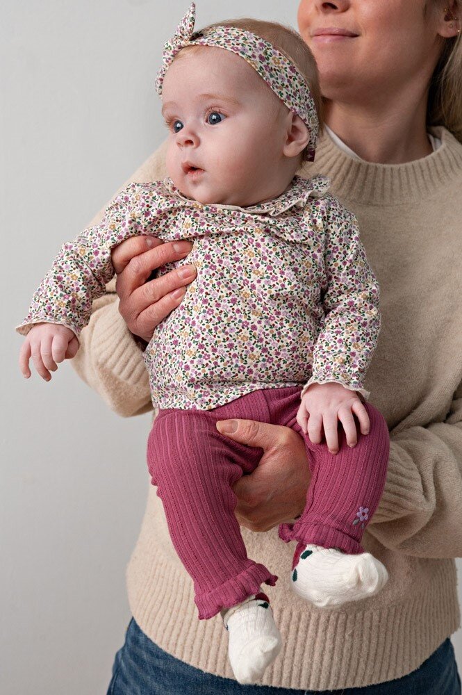 Feetje Babykleding Legging rib  Afternoon Tea Berry