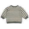 Feetje Babykleding Sweater streep oversized  Wiggle and Waddle Groen
