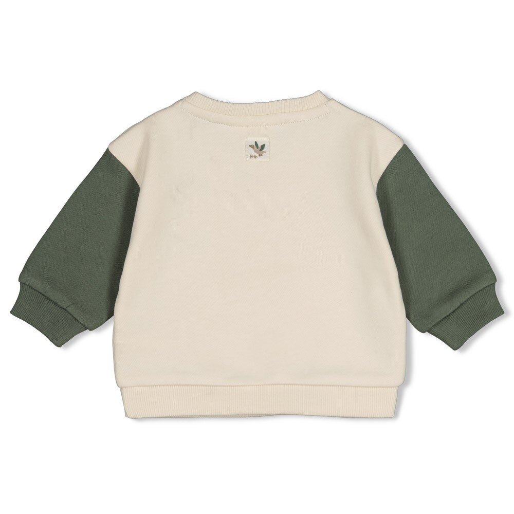 Feetje Babykleding Sweater relaxed fit Wiggle and Waddle Offwhite Feetje Babykleding Sweater relaxed fit Wiggle and Waddle Offwhite
