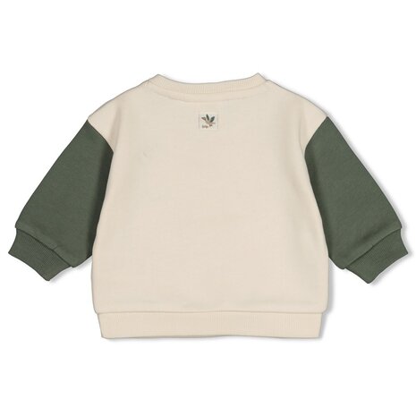 Feetje Babykleding Sweater relaxed fit Wiggle and Waddle Offwhite Feetje Babykleding Sweater relaxed fit Wiggle and Waddle Offwhite