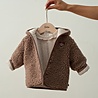 Feetje Babykleding Bouclé omkeerbaar jasje met capuchon My Little Love Taupe Feetje Babykleding Bouclé omkeerbaar jasje met capuchon My Little Love Taupe