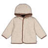 Feetje Babykleding Bouclé omkeerbaar jasje met capuchon My Little Love Taupe Feetje Babykleding Bouclé omkeerbaar jasje met capuchon My Little Love Taupe