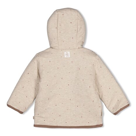Feetje Babykleding Bouclé omkeerbaar jasje met capuchon My Little Love Taupe Feetje Babykleding Bouclé omkeerbaar jasje met capuchon My Little Love Taupe