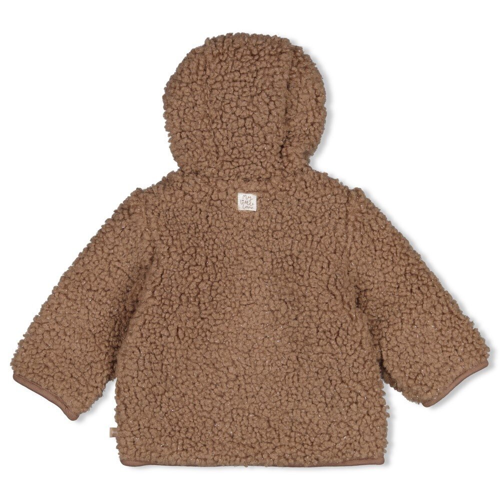 Feetje Babykleding Bouclé omkeerbaar jasje met capuchon My Little Love Taupe Feetje Babykleding Bouclé omkeerbaar jasje met capuchon My Little Love Taupe