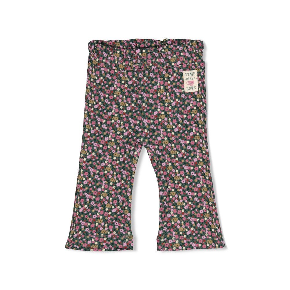 Feetje Babykleding Flare broek rib   Afternoon Tea Groen
