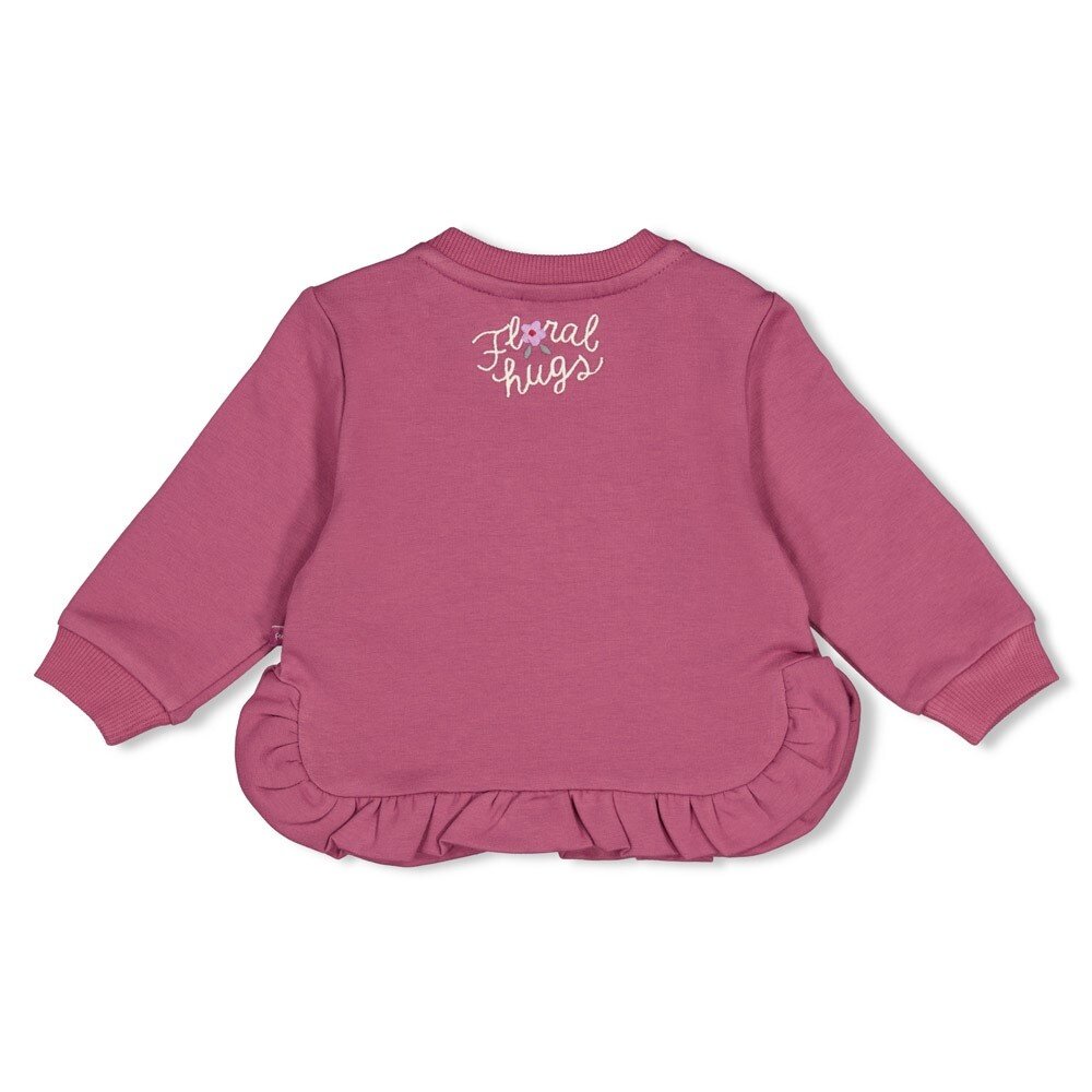 Feetje Babykleding Sweater ruches relaxed fit  Afternoon Tea Berry