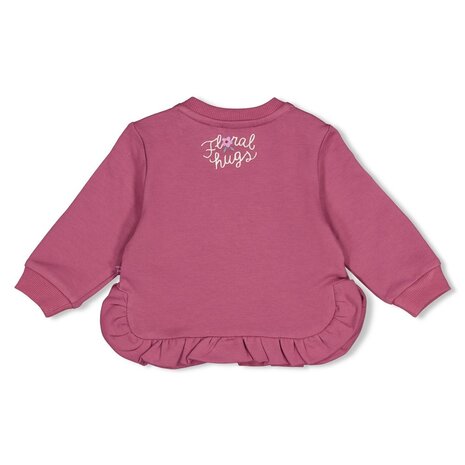 Feetje Babykleding Sweater ruches relaxed fit  Afternoon Tea Berry