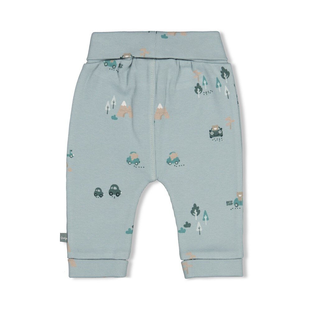 Feetje Babykleding Broek rib   Beep Beep Mint