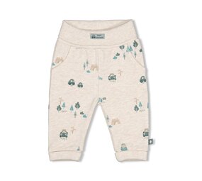 Feetje Babykleding Broek   Beep Beep Offwhite melange